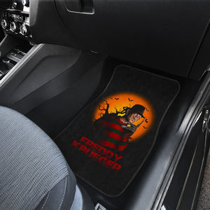 Horror Movie Car Floor Mats | Freddy Krueger Halloween Night Car Mats Ci082821