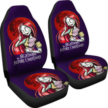 Load image into Gallery viewer, Nightmare Before Christmas Cartoon Car Seat Covers - Pretty Sally With Red Hair And Moon Seat Covers Ci101503