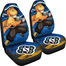 Load image into Gallery viewer, Demon Slayer Anime Car Seat CoversAgatsuma Zenitsu Car Accessories Fan Gift Ci011502