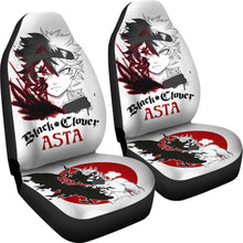Load image into Gallery viewer, Black Clover Car Seat Covers Asta Black Clover Car Accessories Fan Gift Ci122105