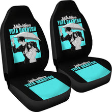 Load image into Gallery viewer, Yuta Okkotsu Couple Dark Pattern Car Seat Covers Jujutsu Kaisen Anime Seat Covers Ci70805