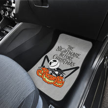 Load image into Gallery viewer, Nightmare Before Christmas Cartoon Car Floor Mats | Cute Jack Skellington Holding Pumpkins Car Mats Ci100701