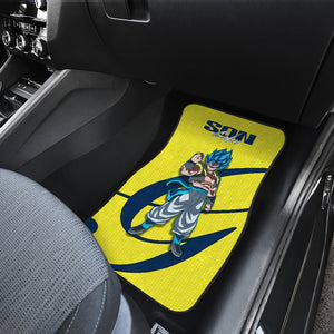 Dragon Ball Yellow Car Floor Mats Son Goku Anime Car Mats Ci0727