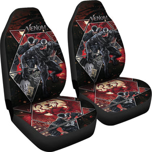 Venom Car Seat Covers Custom For Fans Ci221223-02