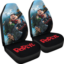 Load image into Gallery viewer, Popeye Car Seat Covers Popeye Sea Artwork Car Accessories Ci221109-04