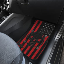 Load image into Gallery viewer, The Punisher Car Floor Mats American Flag Car Accessories Ci220822-04