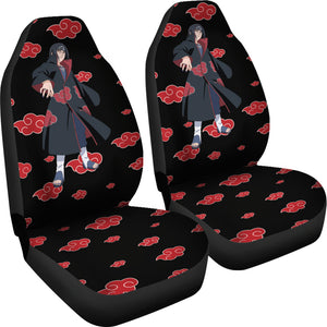 Itachi Akatsuki Red Seat Covers Naruto Anime Car Seat Covers Ci102105