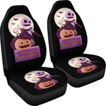 Load image into Gallery viewer, Nightmare Before Christmas Cartoon Car Seat Covers - Evil Jack Skellington With Pumpkin Funny Artwork Seat Covers Ci100902