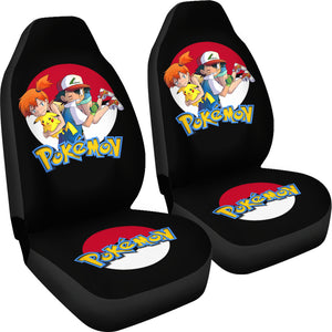 Anime Misty Ash Pikachu Pokemon Car Seat Covers Pokemon Car Accessorries Ci111201