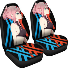Load image into Gallery viewer, Zero Two Sexy Anime Girl Car Seat Covers For Fans Ci0720