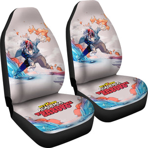 Todoroki Shouto Car Seat Covers My Hero Academia Anime Seat Covers Ci0616