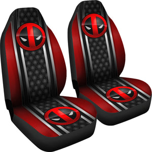 Deadpool Car Seat Covers Glossy Style Car Accessories Ci220315-03