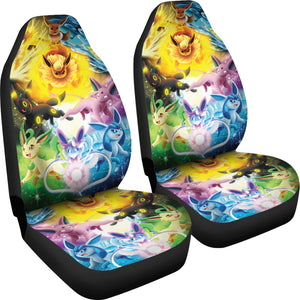 Eevee Evolution Car Seat Covers Car Accessories Ci221111-09