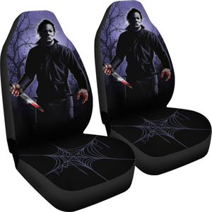 Michael Myers Horror Film Car Seat Covers Halloween Car Accessories Ci091021