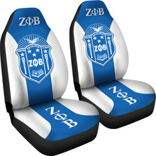 Load image into Gallery viewer, Zeta Phi Beta Sororities Car Seat Covers Custom For Fans Ci230207-04