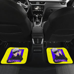 Satoru Gojo Jujutsu KaiSen Yellow Car Mats Anime Car Mats Ci0621