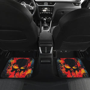 The Punisher Art Car Floor Mats Car Accessories Ci220822-07