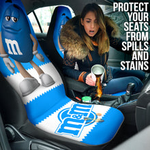 Load image into Gallery viewer, M&amp;M Blue Chocolate Fantasy Car Seat Covers Car Accessories Ci220517-06