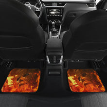 Load image into Gallery viewer, Horror Movie Car Floor Mats | Michael Myers In Flaming House Car Mats Ci090621