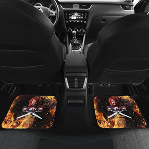 Chucky Fire Horror Film Halloween Car Floor Mats Horror Movie Car Accessories Ci091521