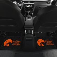 Load image into Gallery viewer, Nightmare Before Christmas Cartoon Car Floor Mats - Pumpkin And The Hill Minimal Car Mats Ci093003