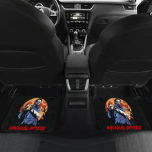 Load image into Gallery viewer, Horror Movie Car Floor Mats | Michael Myers Yellow Moon Night Car Mats Ci090221