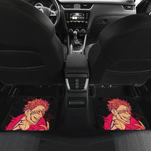 Load image into Gallery viewer, Sukuna Style Car Floor Mats Jujutsu Kai Sen Anime Red Car Mats Ci0703