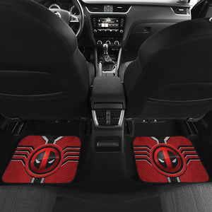 Deadpool Logo Car Floor Mats Custom For Fans Ci230111-06a