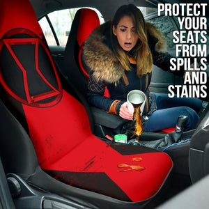 Black Widow Natasha Car Seat Covers Car Accessories Ci220526-04