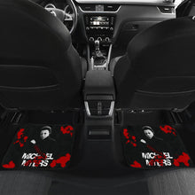 Load image into Gallery viewer, Horror Movie Car Floor Mats | Michael Myers Red Blood Black White Car Mats Ci090321