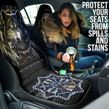 Load image into Gallery viewer, Wolf Native American Car Seat Covers Car Accessories Ci220419-04