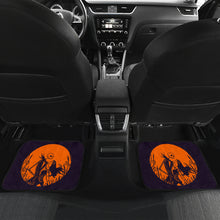 Load image into Gallery viewer, Nightmare Before Christmas Cartoon Car Floor Mats - Jack And Sally Dancing Orange Moon Artwork Car Mats Ci093001