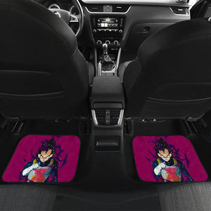 Vegeta Saiyan Dragon Ball Anime Yellow Car Floor Mats Best Design Ci0814