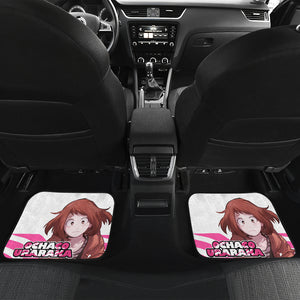 Ochaco Oraraka Pink My Hero Academia Car Floor Mats Anime Seat Covers Ci0617