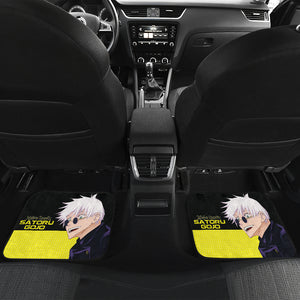 Satoru Gojo Jujutsu KaiSen Yellow Car Mats  Anime Mats Ci0714