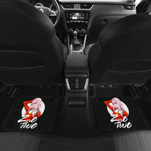 Load image into Gallery viewer, Zero Two Anime Girl Black Car Floor Mats Anime Gift Ci0724