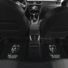 Load image into Gallery viewer, Horror Movie Car Floor Mats | Michael Myers Old Stone Face Black White Car Mats Ci090921