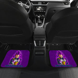 Vegeta Violet Dragon Ball Anime Yellow Car Floor Mats Unique Design Ci0814