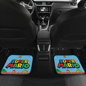 Super Mario Car Floor Mats Custom For Fans Ci221219-11