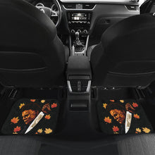 Load image into Gallery viewer, Horror Movie Car Floor Mats | Michael Myers And Laurie Strode On Knife Car Mats Ci090721