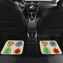 Load image into Gallery viewer, Avatar The Last Airbender Anime Car Floor Mats Avatar The Last Airbender Car Accessories Aang Symbols Ci121304