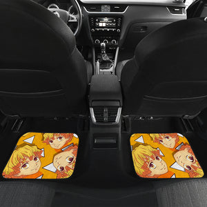 Demon Slayer Animer Car Floor Mats Agatsuma Zenitsu Car Accessories Fan Gift Ci011508