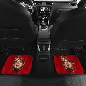 Chucky Child's Play Horror Film Halloween Car Floor Mats Horror Movie Car Accessories Ci091121