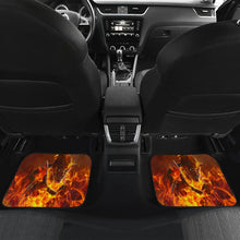 Load image into Gallery viewer, Horror Movie Car Floor Mats | Scary Freddy Krueger Flaming In Fire Car Mats Ci083021