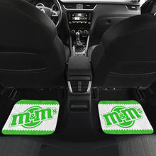 Load image into Gallery viewer, M&amp;M Green Chocolate Funny Car Floor Mats Car Accessories Ci220525-05
