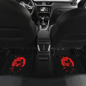 Naruto Anime Car Floor Mats - Uchiha Itachi Crow Faded Red Moon Car Mats Ci101602