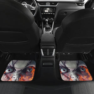 Chucky Child's Play Fire Horror Film Halloween Car Floor Mats Horror Movie Car Accessories Ci091121