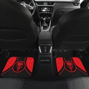 The Punisher Logo Car Floor Mats Custom For Fans Ci230104-10a