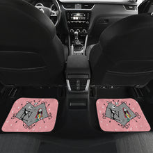 Load image into Gallery viewer, Nightmare Before Christmas Cartoon Car Floor Mats - Jack Skellington And Sally In Grey Heart Sweet Pink Car Mats Ci101202