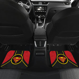 Superman Logo Car Floor Mats Custom For Fans Ci230105-08a